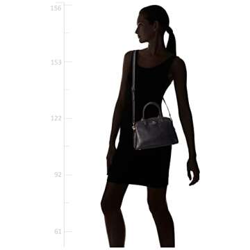 Coach Women's Lillie Carryall Top Handle Satchel Bag (Black)