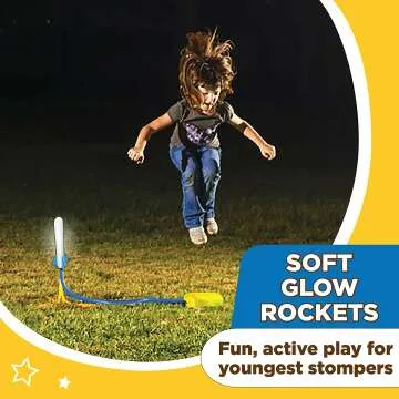 Stomp Rocket Jr. Glow Launcher - Outdoor Fun for Kids!