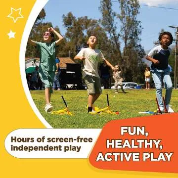 Stomp Rocket Jr. Glow Launcher - Outdoor Fun for Kids!