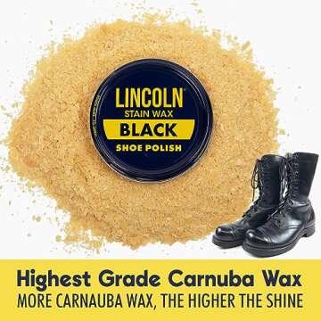 Lincoln Shoe Polish Wax - Premium Shine Since 1925