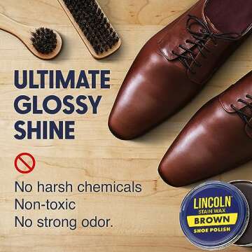 Lincoln Shoe Polish Wax - Premium Shine Since 1925