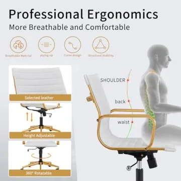 LUXMOD Ergonomic Chair – Stylish Comfort for Work