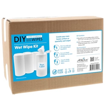 DIY Hand & Surface Wet Wipe Kit for Eco-Friendly Cleaning