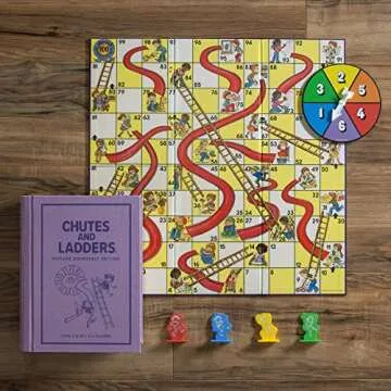 WS Game Company Candy Land, Chutes and Ladders, and Sorry! Vintage Board Game Bookshelf Collection