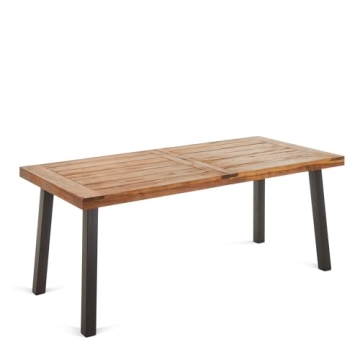 Christopher Knight Home Acacia Wood Outdoor Dining Table