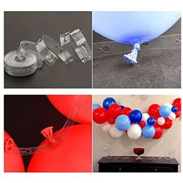 Red Green White Balloon Arch Kit for Festive Parties