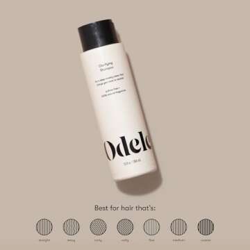 Odele Clarifying Sulfate-Free Shampoo, a Deep Weekly Clean that Removes Buildup for All Hair Types & Textures, 13 Fl Oz