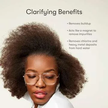 Odele Clarifying Sulfate-Free Shampoo, a Deep Weekly Clean that Removes Buildup for All Hair Types & Textures, 13 Fl Oz
