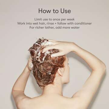 Odele Clarifying Sulfate-Free Shampoo, a Deep Weekly Clean that Removes Buildup for All Hair Types & Textures, 13 Fl Oz