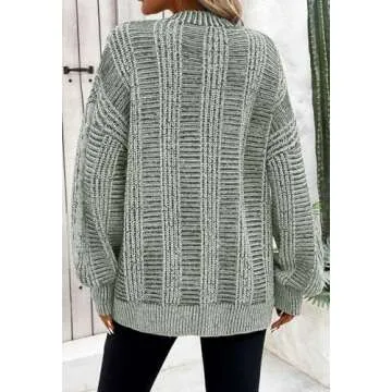 Pink Queen Women's Cozy Open Front Cardigan for Winter