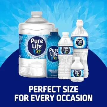 Pure Life Purified Water, 16.9 Fl Oz, Refreshing 12-Pack