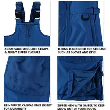 iXtreme Girls Snowbib (Purple, 5/6)