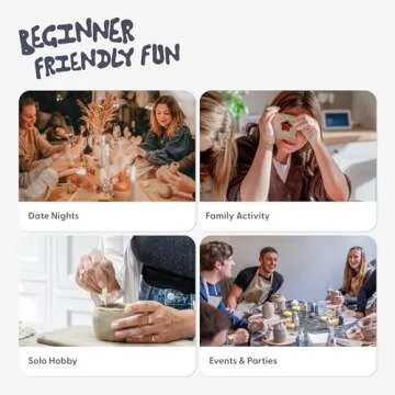 Sculpd Pottery Starter Kit: Air Dry Clay Set for 2 Adults