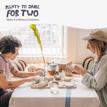 Sculpd Pottery Starter Kit: Air Dry Clay Set for 2 Adults
