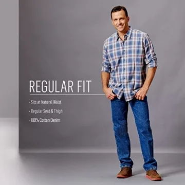 Wrangler Authentics Relaxed Fit Men's Denim Jeans for Comfort