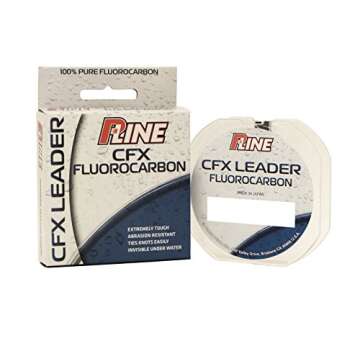 P-Line CFX Fluorocarbon Leader Material Fishing Spool (27-Yard, 10-Pound)
