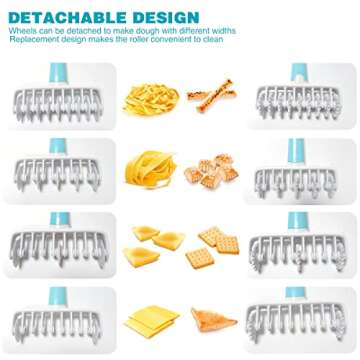 Multifunctional Pastry Dough Lattice Cutter Roller for Baking