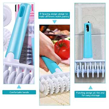 Multifunctional Pastry Dough Lattice Cutter Roller for Baking