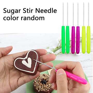 122Pieces Tipless Piping Bags - 100pcs Disposable Piping Pastry Bag for Royal Icing/Cookies Decorati...