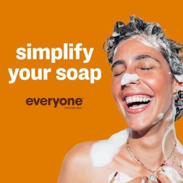 Everyone 3-in-1 Soap, Body Wash, Bubble Bath, Shampoo, 32 Ounce (Pack of 1), Cedar and Citrus, Coconut Cleanser with Organic Plant Extracts and Pure Essential Oils
