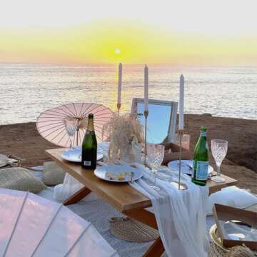 10 Pack Ivory White Cheesecloth Table Runner 10FT Long Boho Gauze Table Runner Rustic Sheer Ivory Ta...