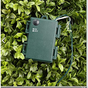 42" Lighted Artificial Boxwood Topiary with Timer