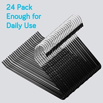 IPOW Heavy Duty Metal Pants Hangers for True Closet Efficiency
