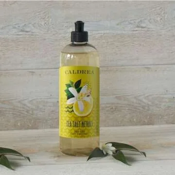 Caldrea Sea Salt Neroli Dish Soap, Biodegradable & Fragrant