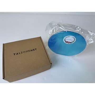 YalzoneMet Colorful Refraction Acrylic Vase Modern Round Geometric Minimalist Vase Unique Desktop Decor Plant Floral Container for Home Office Wedding CenterPcs Decor 6.7‘’x7’’