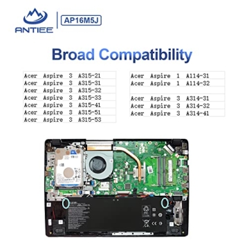 ANTIEE Replacement Battery for Acer Aspire Series Laptops