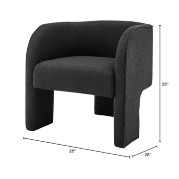 Stylish Matteo Boucle Accent Chair for Cozy Comfort