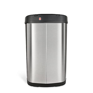 NINESTARS Automatic Touchless Motion Sensor Trash Can 13 Gallon