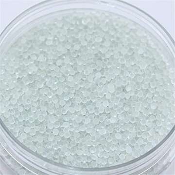 LISHUMEI Glass Beads Balls,500g Glass Balls for High Temperature Nail Box Silica Sand Beads Nail Art Equipment