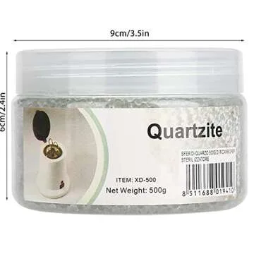 LISHUMEI Glass Beads Balls,500g Glass Balls for High Temperature Nail Box Silica Sand Beads Nail Art Equipment