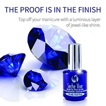 Seche Vive Gel Effect Top Coat Fast Drying Long Lasting