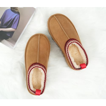 Warm SMajong Women Winter Snow Boots in Brown