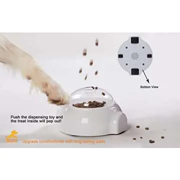 SKYAPUP Treat Dispensing Dog Toy - Interactive Feeding Fun