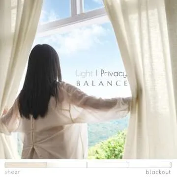 JINCHAN Linen Blend Beige Curtains 96 inches for Living Room