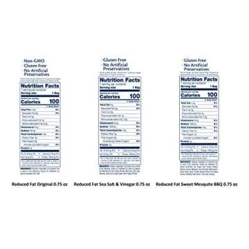 Cape Cod Potato Chips, Reduced Fat Kettle Cooked, Seaside Sampler (24 Count) Variety Pack