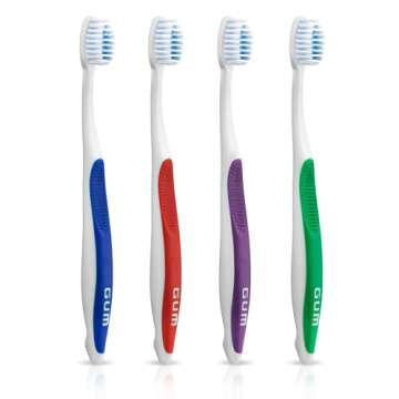 GUM Orthodontic Kit – Orthodontic Toothbrush, 3 Proxabrush Sizes and Shred-Resistant EasyThread Floss, and Mint Ortho Wax