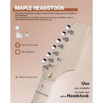 Leo Jaymz DIY TL Style Electric Guitar Kit - Mahogany Body