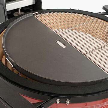 Kamado Joe Reversible Cast Iron Griddle for Big Joe Grill