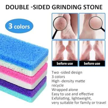 6 Professional Pumice Stones for Soft, Smooth Feet