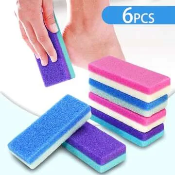 6 Professional Pumice Stones for Soft, Smooth Feet