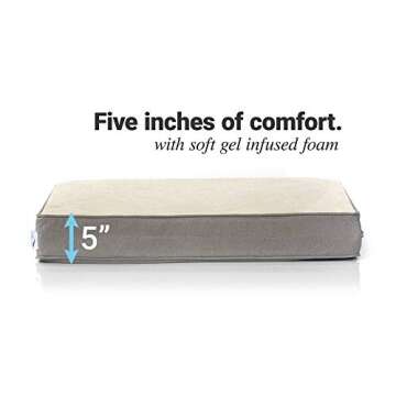 eLuxurySupply Square Meditation Cushion - Plush Foam Seat for Kids or Adults - Floor Reading, Meditation, Sitting or Yoga - 2 Sizes, 3 Colors Available