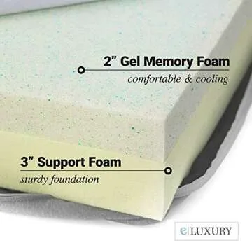 eLuxurySupply Square Meditation Cushion - Plush Foam Seat for Kids or Adults - Floor Reading, Meditation, Sitting or Yoga - 2 Sizes, 3 Colors Available