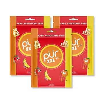 PUR XXL Gum – Enjoy Natural Flavors for Healthy Chewing (Pack of 3)
