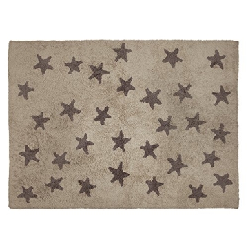 Lorena Canals Stars Kids Rug - 100% Natural Cotton 4x5ft