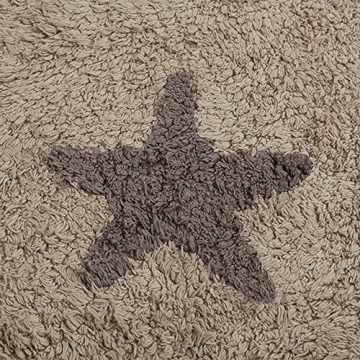 Lorena Canals Stars Kids Rug - 100% Natural Cotton 4x5ft