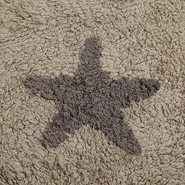 Lorena Canals Stars Kids Rug - 100% Natural Cotton 4x5ft